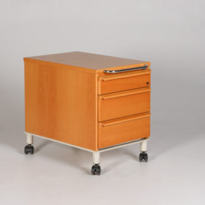 Kinnarps skuffekassette med 3 skuffer - bøg