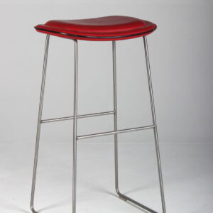 Cappellini Hi Pad barstol, rødt læder
