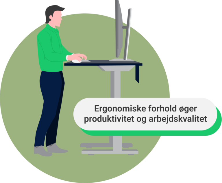 Ergonomiske forhold _ger produktivitet og arbejdskvalitet
