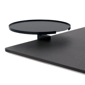 APTO PLUS bakke med kant til bordmontering - sort