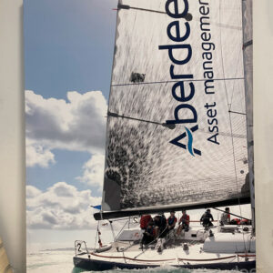 Akustiklærred med sejlskib