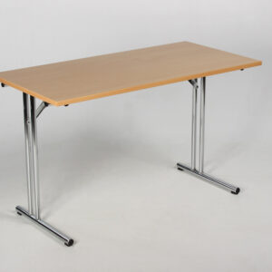 Klapbord - birk/krom