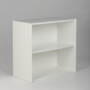 Væghængt reol - hvid laminat