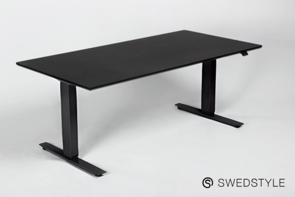 Swedstyle Thor hæve-sænkebord sort stel