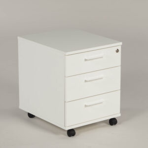 Narbutas Optima skuffekassette i hvid decor laminat