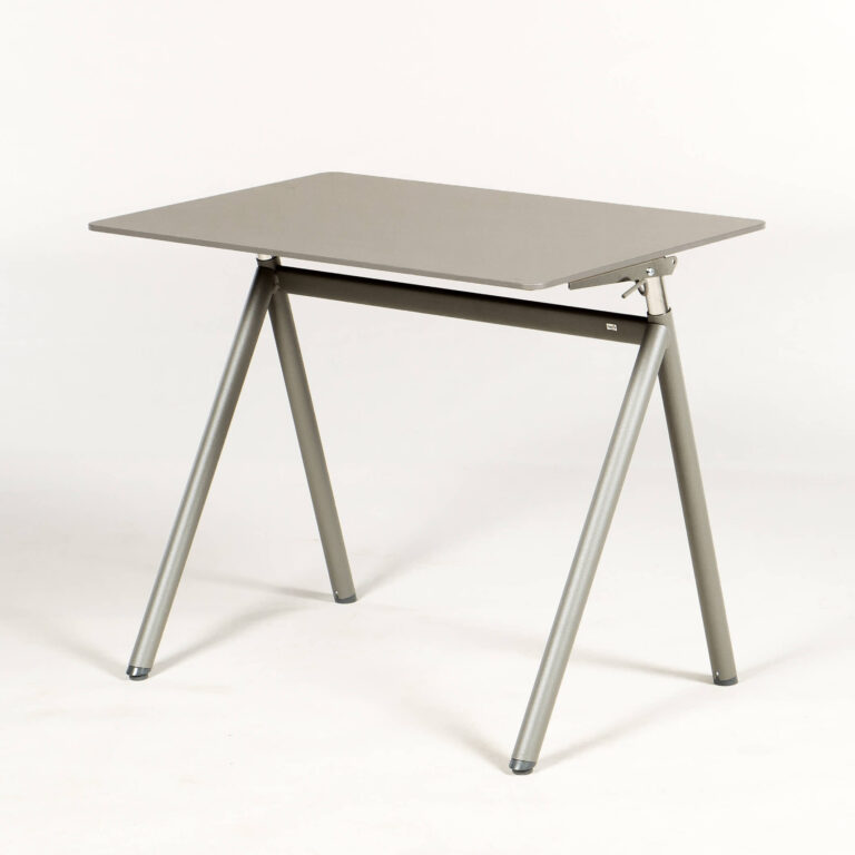 Matting - StandUp Desk - Manuelt hæve sænkebord - Grå - Laminat - 70 - 60