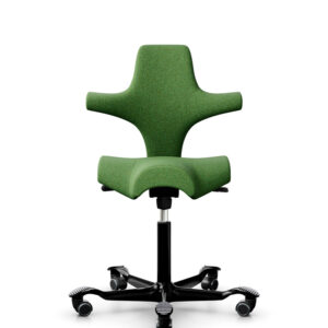 HÅG Capisco 8106 kontorstol - grønmeleret camira