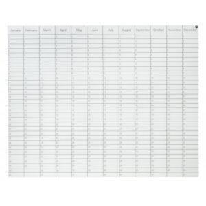 Chat-board Year Planner - hvid