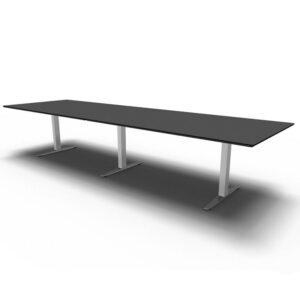 Fumac Square konferencebord -  antracitgrå HPL laminat