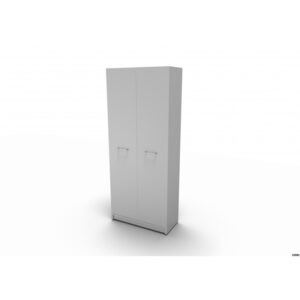 Fumac - Jive - Skab - Lysegrå - Lys grå - Løs sokkel - 187 - 78 - 42