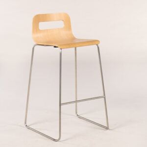 Lapalma HOLE barstol - eg/børstet stål