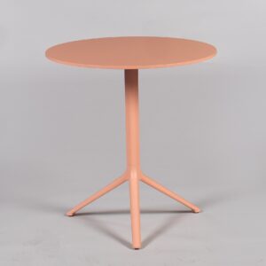 Cafébord med vipbar bordplade - rosa