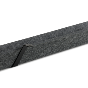 APTO PLUS kabelbakke i mørkegrå filt – 74 cm