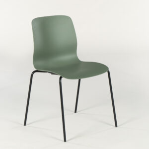 Savir Design Gate Reflect 5000 kantinestol -  støvet grøn PP