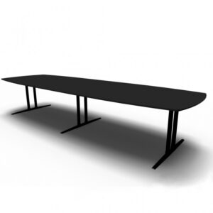 Fumac Switch Executive konferencebord - sort linoleum