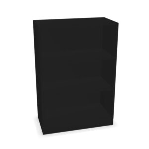 Narbutas Choice reol med 3 rum - sort decor laminat