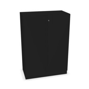 Narbutas Choice skab med lås - sort decor laminat