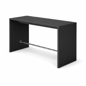 Fumac Meeting højbord til 6 personer - sort linoleum