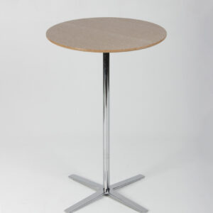 Højt cafébord - spån/krom