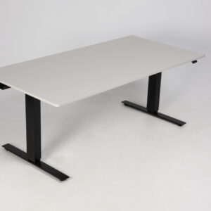 Swedstyle hæve sænkebord - lys grå linoleum