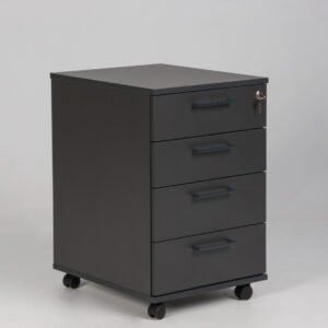 Narbutas skuffekassette - antracitgrå decor laminat