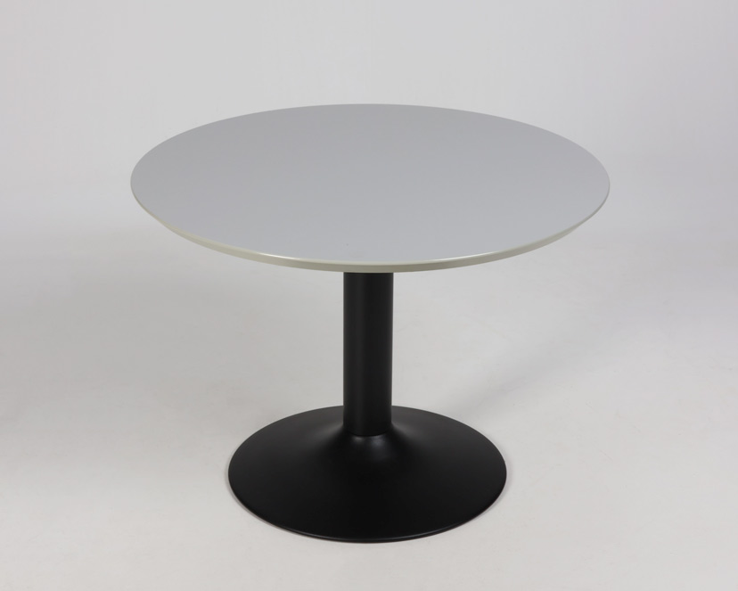 Loungebord i linoleum med søjlefod