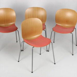 4 stk. RBM Noor 6055S konferencestole - egefinér