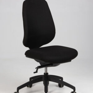 Kontorstol - sort fame