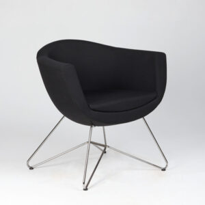 Loungestol - sort xtreme