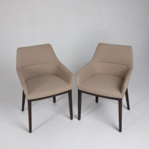 2 stk. Profim Chic 20H konferencestole - beige select med træstel