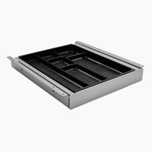 APTO PLUS smal udtræksskuffe til hæve-sænkebord med mavebue - grå