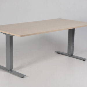 Swedstyle hæve sænkebord - birkelaminat/gråt stel