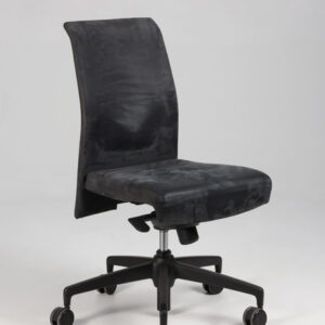 Kusch+Co kontorstol - mørkegrå alcantara