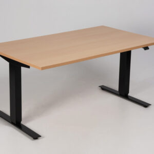 Swedstyle/Narbutas hæve sænkebord - bøgelaminat/sort stel