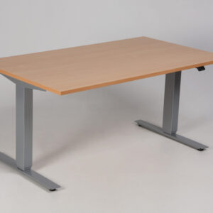 Swedstyle/Fumac hæve sænkebord - bøgelaminat/gråt stel