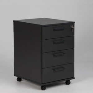 Narbutas skuffekassette - sort decor laminat