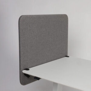 Abstracta sideskærm/bordskærm - gråmeleret