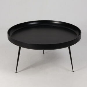 Mater Bowl XL loungebord - sortmalet mangotræ