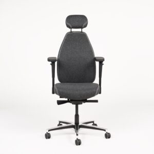 Chairsupply Therapod X HR kontorstol m. nakkestøtte - grå