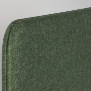 Abstracta bordskærm - meleret grøn uldfilt
