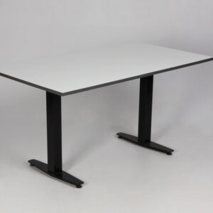 Hæve sænkebord med gasfjeder - sort laminat