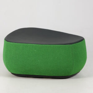 Moroso Fjord puf - grøn/sort læder