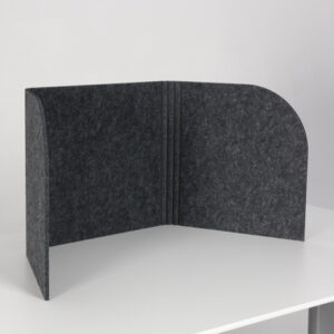 Götessons FoldIT afskærmning - mørkegrå meleret filt