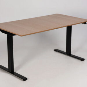 Linak hæve sænkebord - træfiber/sort stel