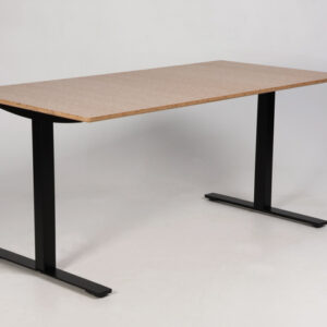 Mødebord - træfiber/sort stel