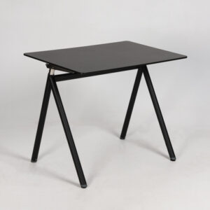 Matting StandUp Desk hæve sænkebord med gasfjeder - sort laminat