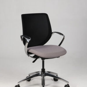 Giroflex 313-4039 kontorstol med armlæn - sort/lavendel