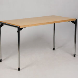 Engelbrechts klapbord - birkefinér/krom