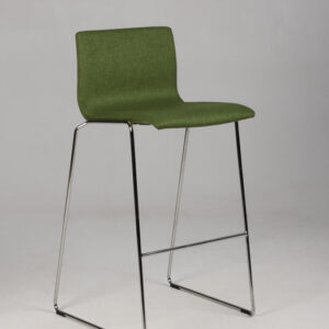 Savir Design barstol - grøn/krom