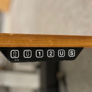 Bondo hæve sænkebord med mavebue - bøg